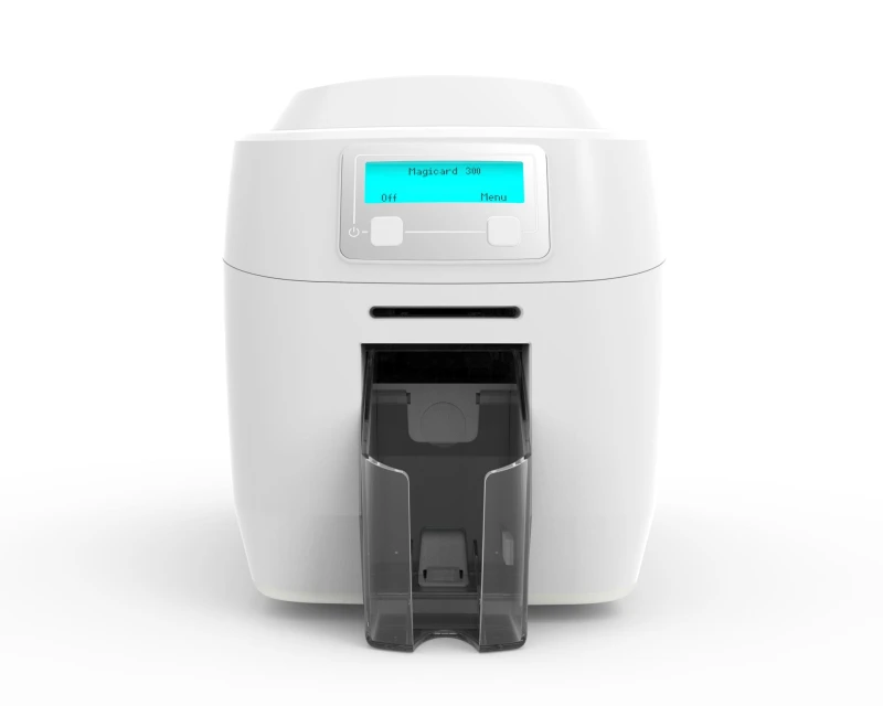 Image of MAGICARD 300 ID Card Printer with Elatec Smart Card Encoding (Dual-Sid