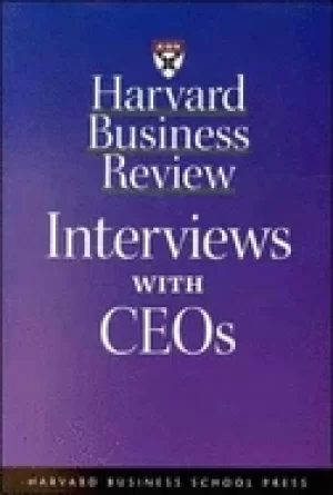 Image of harvard business review interviews with ceos