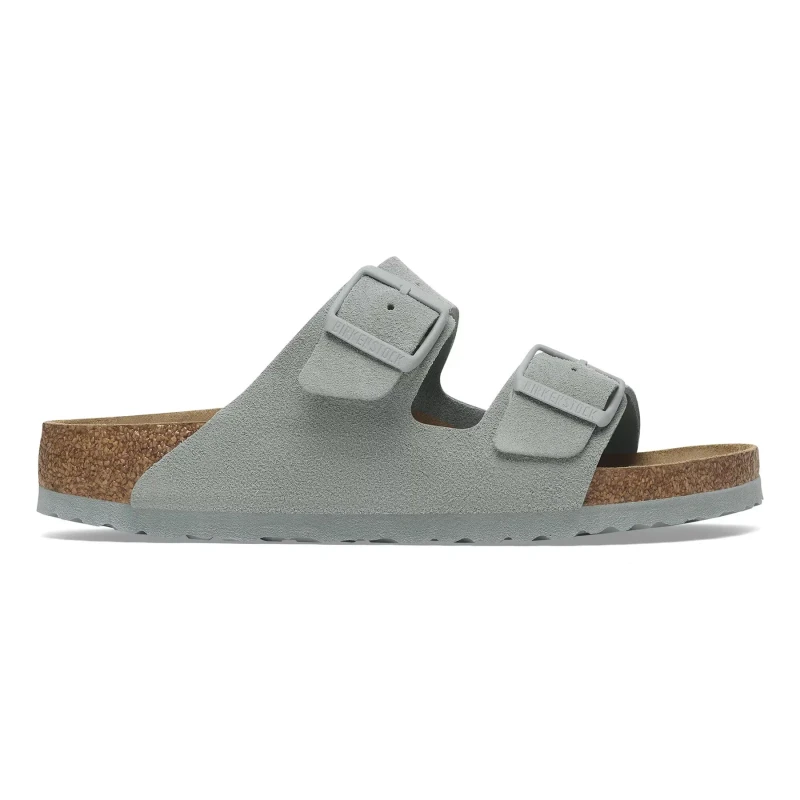 Image of Birkenstock Sandals Birkenstock Arizona Suede Leather Beige Unisex 36 Etroit 1029215