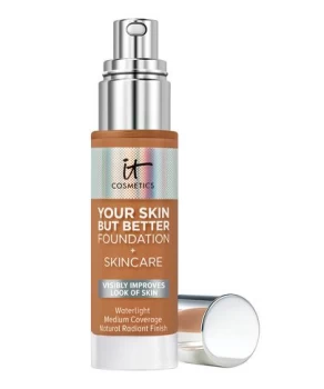 image of IT Cosmetics Your Skin But Better Foundation + Skincare Tan Warm 44