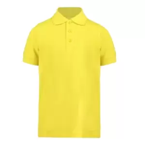 Image of Kustom Kit Klassic Childrens Superwash 60 Polo Shirt (13-14) (Canary)