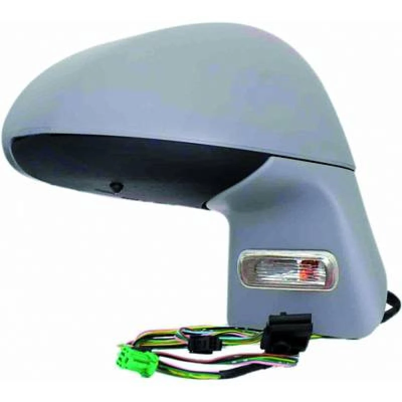 Image of DIEDERICHS 4072224 Wing mirror Right, Convex, primed Outside Mirror (50)