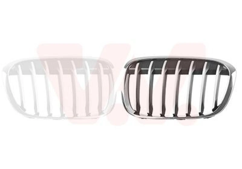 Image of VAN WEZEL Radiator Grille VAN WEZEL 0684513