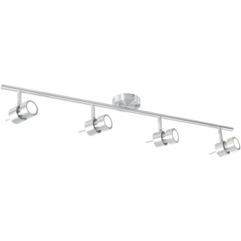 Image of Sienna Lighting - Sienna Natasha Spotlight Bar Steel Brushed