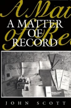 Image of A Matter of Record by John Scott