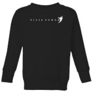 Image of Disney Peter Pan Tinkerbell Pixie Power Kids Sweatshirt - Black - 9-10 Years