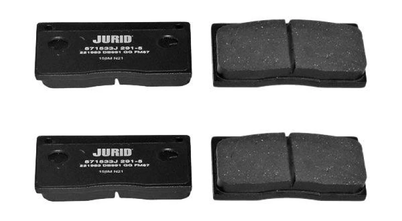 Image of JURID 571533J Brake pad set not prepared for wear warning indicator, without accessories Brake Pad Set,disc brake (402)