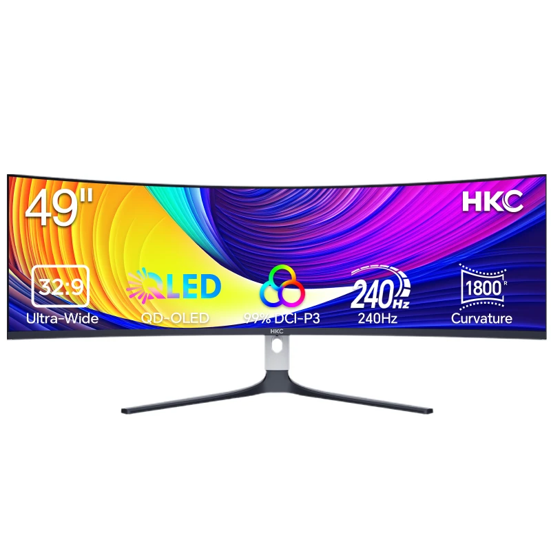 Image of HKC GS49UK computer monitor 124.5cm (49") 5120 x 1440 pixels Dua