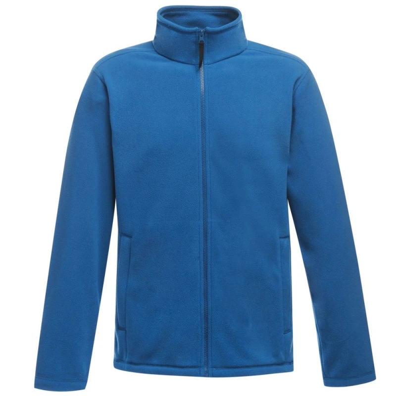 Image of Regatta Professional Mens Plain Micro Fleece Full Zip Jacket (Layer Lite) in Blue Size: Small Blue Male S