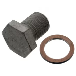 Image of Oil Drain Plug Screw 100551 by Febi Bilstein