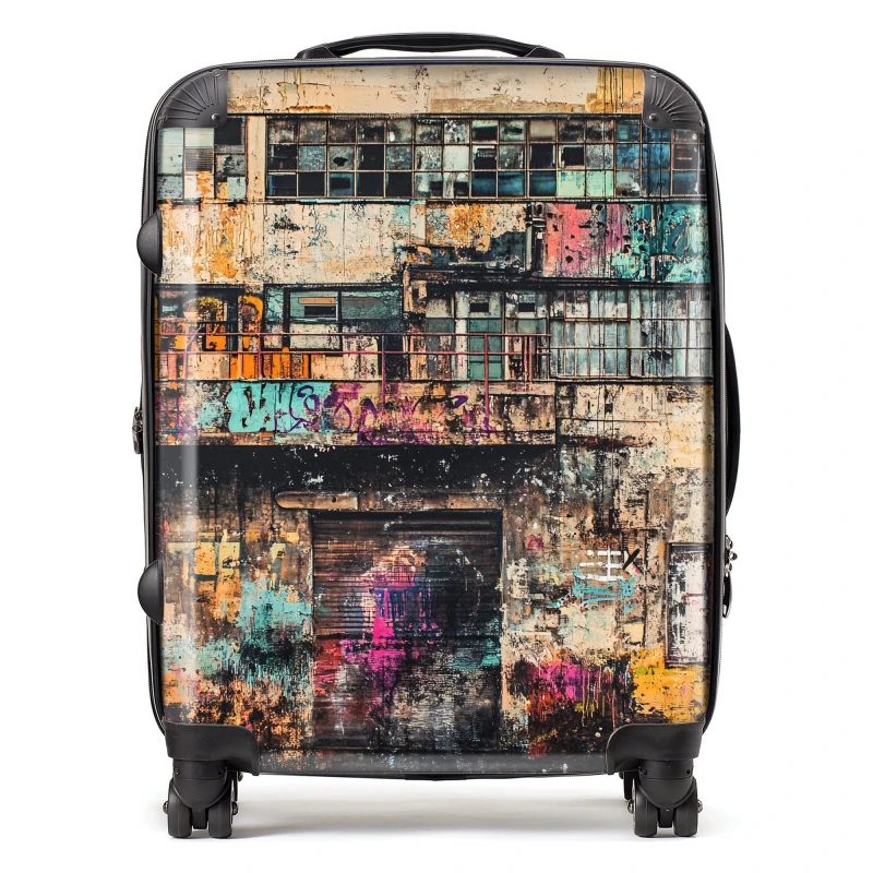 Image of Designer Luggage Jasper Reed: 00027 Suitcase Size: Large Multicolor Unisex Large