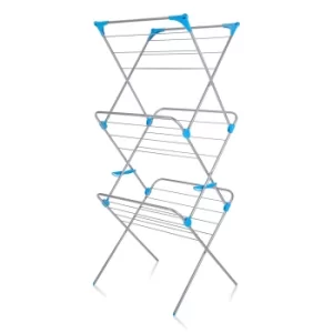 Image of Minky Silver 3-Tier Airer Silver
