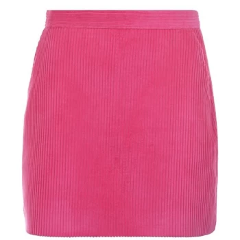 Image of Jack Wills Mae A Line Corduroy Mini Skirt - Pink
