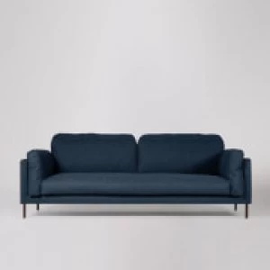 Image of Swoon Munich Smart Wool 3 Seater Sofa - 3 Seater - Indigo