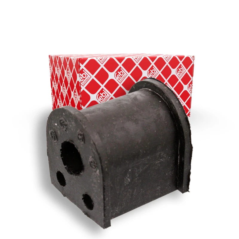 Image of FEBI BILSTEIN 41166 Stabilizer Bushes Rear Axle, Rubber Rubber Anti-roll Bar Bush Kit (1334)