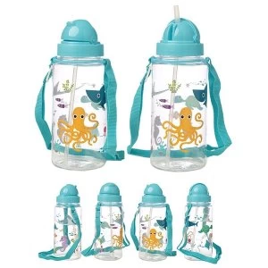Image of Sealife Design 450ml Childrens Water Bottle