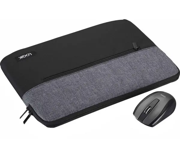 image of Logik 13" Laptop Sleeve & Mouse Bundle