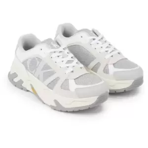 Image of Calvin Klein Jeans Chunky Runner Vibram Lth Mix - White