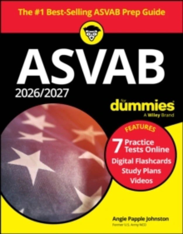 Image of 2026/2027 ASVAB For Dummies : Book + 7 Practice Tests, Flashcards, and Videos Online Paperback / softback