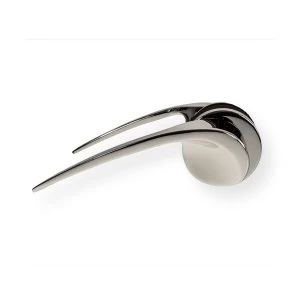 Image of LocksOnline Spiral Lever Door Handle on Round Rosette
