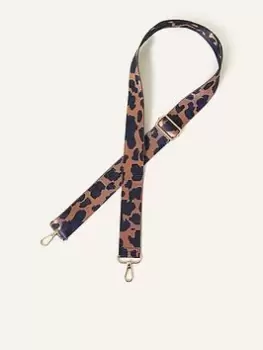 Accessorize Leopard Print Webbing Bag Strap