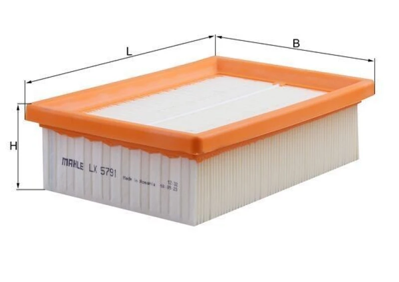 Image of Air filter MAHLE LX 5791
