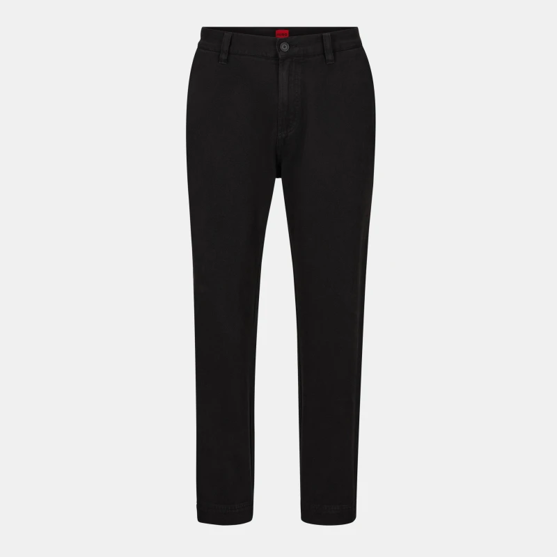 Image of Hugo Mens Straight Leg Trousers Straight Trousers 30W R Black 51158003305
