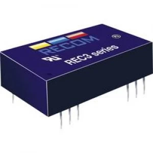 Image of RECOM REC3 0505SRWH4C REC3 0505SRWH4C 3W DCDC Converter REC3 0505SRWH4C 4.5 9 Vdc 5 Vdc 600 mA 3 W