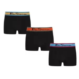 Ben Sherman Pack Thomas Trunks - Black