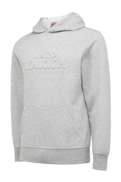 Image of Hard Yakka Embossed Pullover Hoodie Light Grey