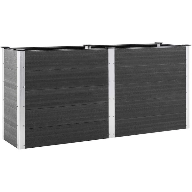 Image of VIDAXL Garden Raised Bed 200x50x91cm wpc Grey Vidaxl 8720286761311
