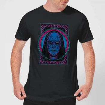 Image of Harry Potter Death Mask Mens T-Shirt - Black - 3XL - Black