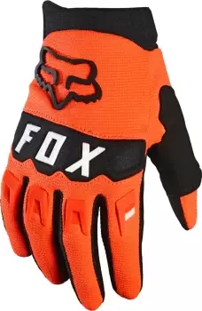 Image of FOX Dirtpaw Youth Motocross Gloves, orange, Size L, orange, Size L