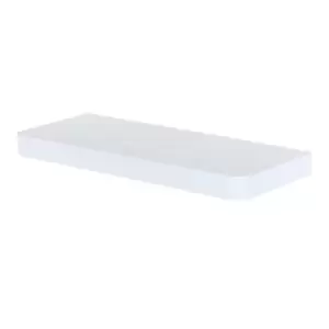 image of Arran 50cm wide floating shelf kit - matt white