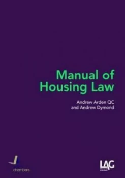 Image of Manual of Housing Law by Andrew Arden Book