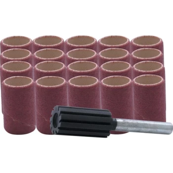 Image of 51 X 25MM Aluminium Oxide Spiral Sanding Band Kits - 21 Piece - York
