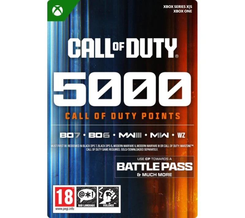 Image of XBOX Call of Duty - 5000 Points 8806188752456