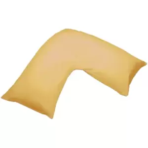 Image of Belledorm Polycotton V Orthopaedic Pillowcase (81cm x 38cm) (Saffron)