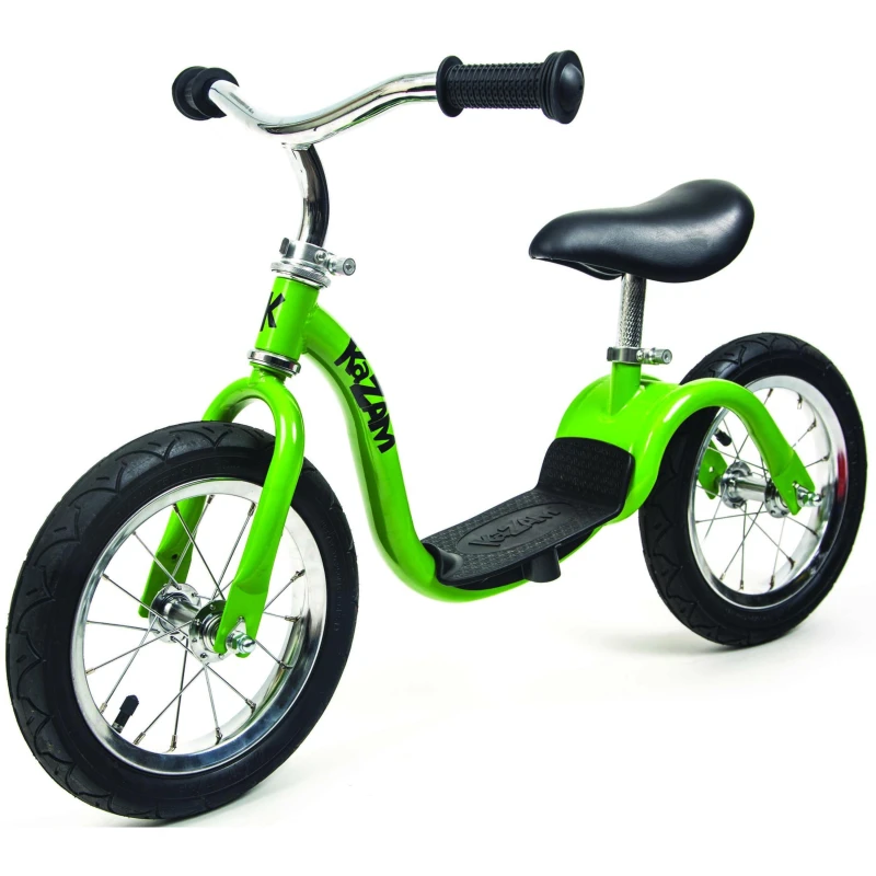 Image of Weeride Kazaam Baby Child Toddle Balance Bike for 2 3 4 Green unisex 12 inch