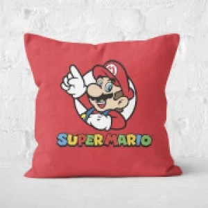 Image of Super Mario Square Cushion - 50x50cm - Soft Touch