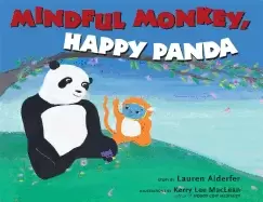 Image of mindful monkey happy panda
