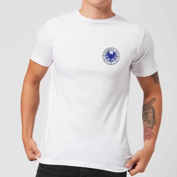 Image of Marvel Avengers Agent Of Shield Mens T-Shirt - White - XS