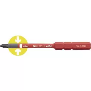 Image of Wiha SlimBit electric Workshop Phillips Interchangeable bit PH 2 75mm Compatible with Wiha Torque
