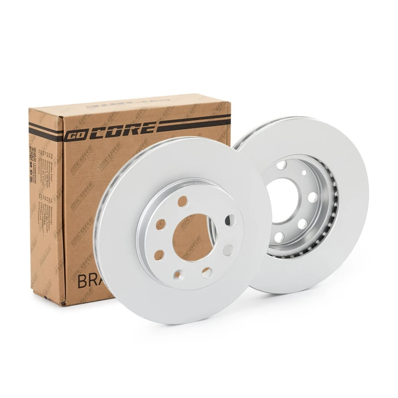 Image of goCORE GCH20392 Brake disc Front Axle, Vented, Grey Cast Iron, Coated, High-carbon, without wheel studs Grey Cast Iron Brake Disc (82)