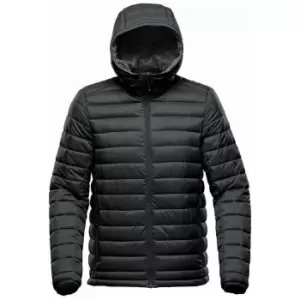 image of Stormtech Mens Stavanger Thermal Padded Jacket (L) (Black/Graphite Grey)