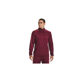 Image of Under Armour Mens Armour Fleece ? Zip - League Red - 4XL