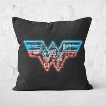 image of Wonder Woman 1984 Screens Square Cushion - 60x60cm - Soft Touch