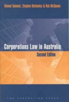 Image of Corporations Law in Australia by Roman Tomasic Paperback