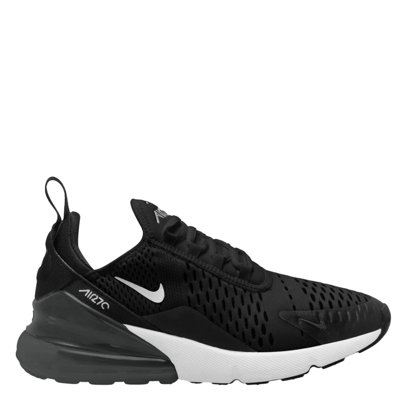Image of Nike Air Max 270 Ladies Trainers Black/White female 3 (36)