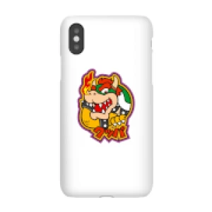 Image of Nintendo Super Mario Bowser Kanji Phone Case - iPhone X - Snap Case - Gloss